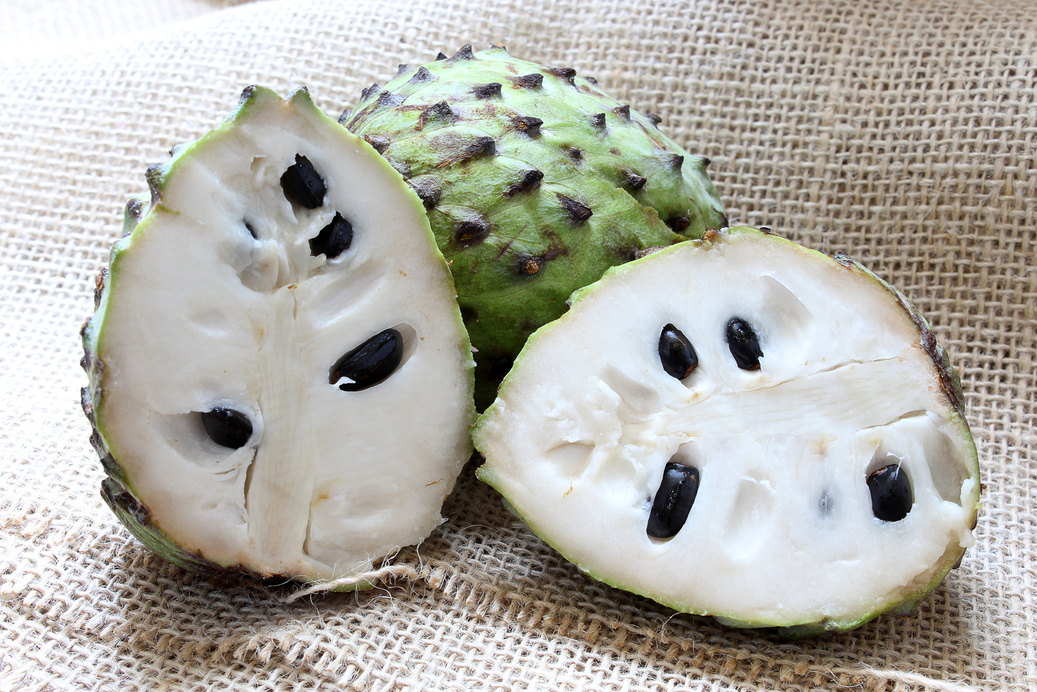 Atemoia exotic fruit, sweet and tasty